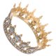 thumbnail image 4 of Corona de reina con diamantes de imitación: coronas y tiaras de boda para mujer, accesorios para el cabello para fiestas de disfraces, tiaras de novia de cristal para cumpleaños de princesa., 4 of 8