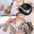 thumbnail image 5 of 2pack Traditional Natural Bamboo Wok Brushes , Kitchen Cleaning Brush, Bamboo Kitchen Pan Brush, Natural Bamboo Pan Brush, Pot Brush, Pot Brus, 5 of 5