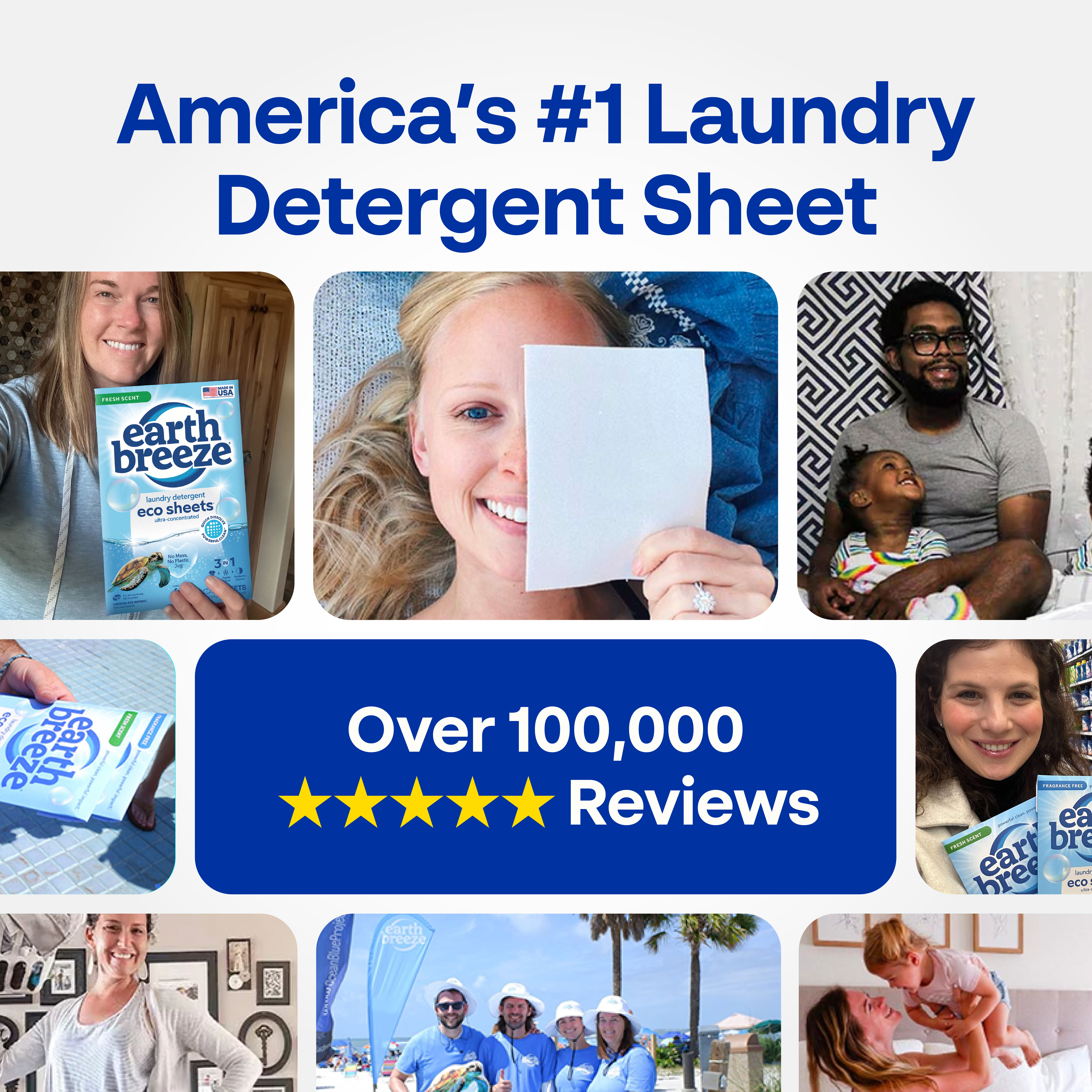 Earth Breeze Hypoallergenic Laundry Detergent Sheets, 60 Loads photo 8