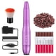 thumbnail image 1 of Lima de uñas eléctrica profesional de 20000 RPM, kit de máquina de manicura y pedicura portátil para uñas de gel acrílico con bandas de lijado, brocas y cepillo para uñas, 1 of 5