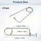 thumbnail image 3 of Uxcell 4-Pack Pin de Seguridad de Chaveta en Forma de Broche, Pines de Acero Inoxidable M3x60mm, Sujetadores de Broche de Bloqueo Rápido Clips Retenedores Pesados, 3 of 7