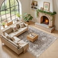 thumbnail image 4 of Uermei 8'x10' Washable Area Rug: Non-Slip Soft Stain Resistant Foldable Indoor Carpet for Living Room Bedroom Dining Room Office - Brown, 4 of 10