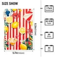 thumbnail image 2 of FORMRS 1-Subject Spiral Notebook 8" x 5" College Ruled 60 Refillable Sheet A5 Hard Cover, Red Striped Lemon, 2 of 7