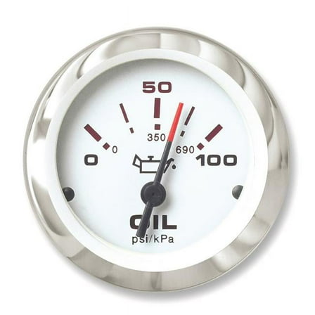 Sierra International 59653P Lido Oil Pressure Gauge