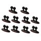 thumbnail image 2 of Practical Black Plastic Cable Clips for Home Use Multipurpose Wire Organizer 16pcs, 2 of 3