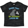 thumbnail image 3 of Inktastic Rhino That My Grandpa Loves Me with Cute Rhinos Boys or Girls Toddler T-Shirt, 3 of 5