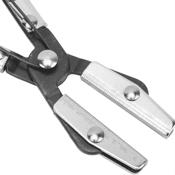 Hose Clamp Pliers for Automotive and Machine Maintenance, 10-Inch Universal Hose Pinch Off Plier with Ratcheting Jaws