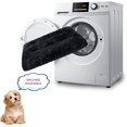 thumbnail image 5 of Exclusivo Mezcla Soft Plush Dog Bed Crate Mat for Medium Dogs (32*22*4 in), Faux Fur Fluffy Dog Pet Cat Kennel Pad with Anti-Slip Bottom, Machine Washable, Black, 5 of 6