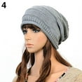 thumbnail image 2 of ruhuadgb Women Autumn Fashion Hip Hop Cap Winter Warm Casual Pleated Crochet Beanie Hat, 2 of 8