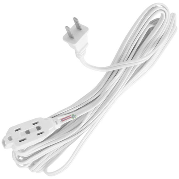 Cable Extensión Triple Contacto VoltReach06 1Pza 6m 16 AWG 3 Contactos 127V 7A ABS/Cobre Blanco.