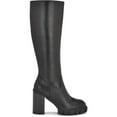 thumbnail image 5 of Nine West Womens Kani 3 Faux Leather Tall Over-The-Knee Boots, 5 of 5