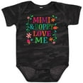 thumbnail image 3 of Inktastic Mimi and Poppy Love Me Granddaughter Girls Baby Bodysuit, 3 of 5