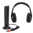 thumbnail image 3 of Auriculares inalámbricos 5 en 1 HiFi con graves profundos, radio FM, auriculares supraaurales con monitorización para PC, TV y dispositivo de audio., 3 of 14