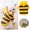L, variant on HAVELOR Striped Bee Cat Outfit, 9.84 to 15.75 inch Sizes, Soft & Breathable for All-Day Comfort, Perfect for Holiday Photos and Playtime(S,1pcs)