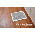thumbnail image 3 of Achtek AIR RETURN 16"x20" Duct Opening (Overall Size 18"x22") | Heavy Cast Aluminum Air Grille HVAC Duct || Powder Coated, 3 of 12