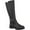 Aston Black, variant on GC Shoes Womens Aston Faux Leather Tall Knee-High Boots