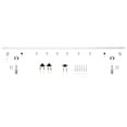 thumbnail image 3 of Miseno Mbdh0205x96 96" Straight Strap Barn Door Hardware Kit - Black, 3 of 7