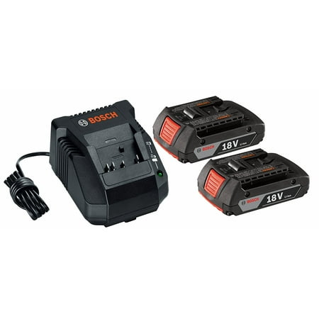 Bosch Factory Reconditioned Bat612 Rt 2 Pack 18 Volt Li Ion 18v
