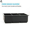 thumbnail image 4 of PULLIMORE 2 Pcs Ice Cube Trays Large Silicone Square Ice Cube Molds for Whiskey Cocktail Coffee Juice (6 Grids), 4 of 9
