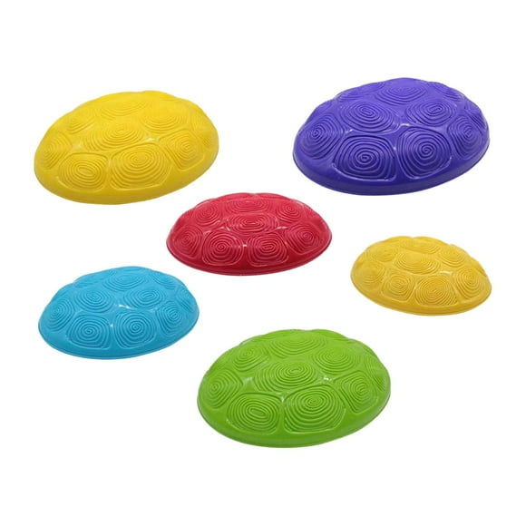 6 uds. de piedras de equilibrio, piedras para saltar de tortuga, juguetes sensoriales, coordinación, desarrollo de Motor grueso, duradero para Seis Sunnimix Escalón