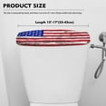 thumbnail image 5 of ZIATUBLE American Flag Toilet Tank Top Cover Dustproof Toilet Tank Cover Protector Toilet Tank Lid Covers for Bathroom with Elastic Edges Toilet Tank Lids for 4th of July Decoration, 5 of 5