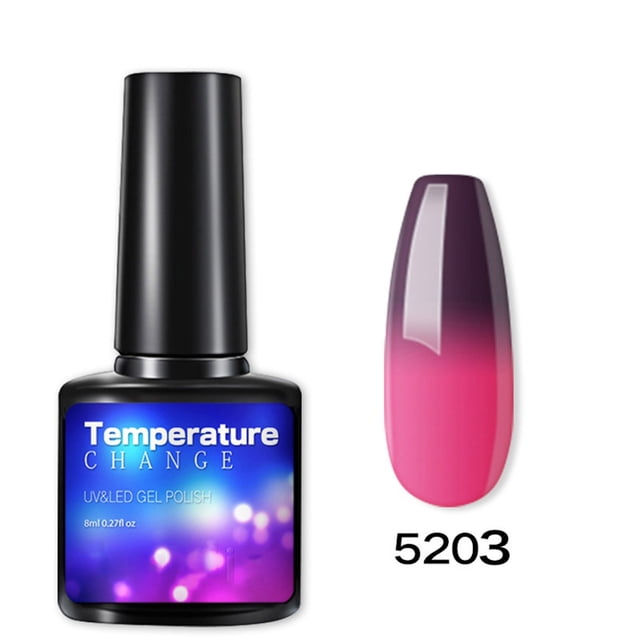 Gel de uñas transparente para esculpir uñas, para manicura, cambio de temperatura, fototerapia, herramienta de pegamento para esmalte de uñas, 8 ml