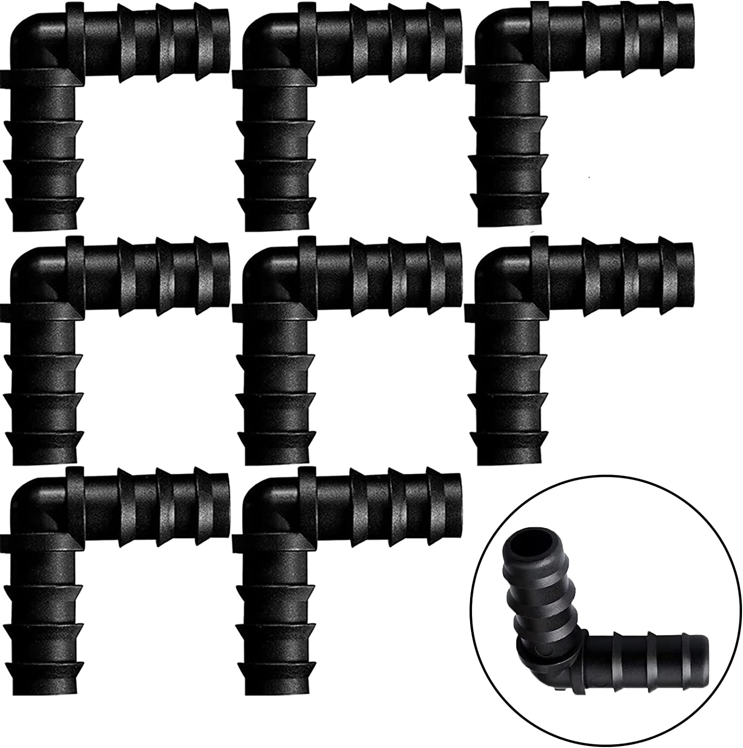 Garden Barbed Connector 16mm, Plastic Drip Irrigation Hose Connector