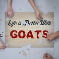 thumbnail image 3 of Life is Better with Goats, Simply Said (1000 Piece Puzzle, Size 19x27, Challenging Jigsaw Puzzle for Adults and Family, Made in USA), 3 of 4