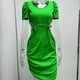thumbnail image 3 of Vestido corto para mujer, cintura recortada, correas, enlace, mangas cortas, envoltura de cadera, vestido corto elegante, 3 of 7