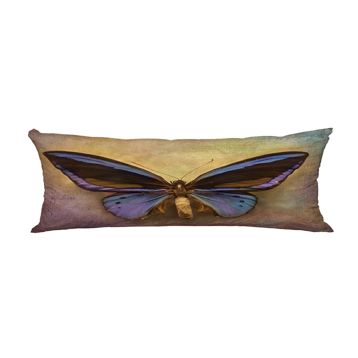 ECZJNT Vintage blue butterfly Pillow Cover Body Pillowcase Pillow