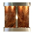 thumbnail image 2 of Adagio AFS2006 Aspen Falls Square Wall Fountain - Stainless Steel-Brown Marble, 2 of 2