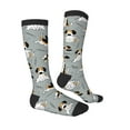 thumbnail image 4 of Lsque Funny Beagle Active Dog Printed Crew Socks Men's Women's LightWeight Thin Casual Calf Socks ,Knee High Socks,Cotton Socks, 4 of 9