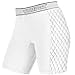 thumbnail image 3 of Youper Women's Classic Softball Sliding Shorts, Compression Padded Slider Shorts (White, Small), 3 of 4