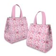 thumbnail image 2 of Pioneer Flower Floral Print Pattern Insulated Lunch Bag for Women & Adults,Large Portable Soft Cooler Lunch Bag,Thermal Food Storage Tote with Pearl Cotton,8.66L,8.75x5.75x9.5 Inch, 2 of 6