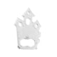 thumbnail image 1 of Scienceny Abridor de herramientas de tarjeta multifuncional, llave inglesa, reparación de clinómetro, accesorios de escalada portátiles Artesanía Blanco Lijado con chorro de arena, 1 of 6