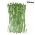 thumbnail image 2 of 100Pcs Simulation Flower Stem Artificial Flower Head Handmade Artificial Green Flower Stem DIY Floral Material for Wedding Home Party Decoration, 2 of 8