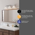 thumbnail image 5 of Design House 517383 Millbridge 3-Light Vanity Light, Satin Nickel Finish, 5 of 5