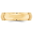 thumbnail image 2 of 14K Yellow Gold 6mm Half Round with Edge Band Ring Size 12, 2 of 7
