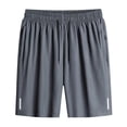 thumbnail image 1 of FRSASU Men's Athletic Shorts Quick Dry Casual Elastic Waist Running Gym Pants Solid Color Shorts with Pockets Gray, 1 of 8