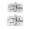 thumbnail image 1 of Door Hinge,2Pcs 90 Degree Positioning Nickel Door Hinge Noise Free Door Hinge Innovative Solution, 1 of 8