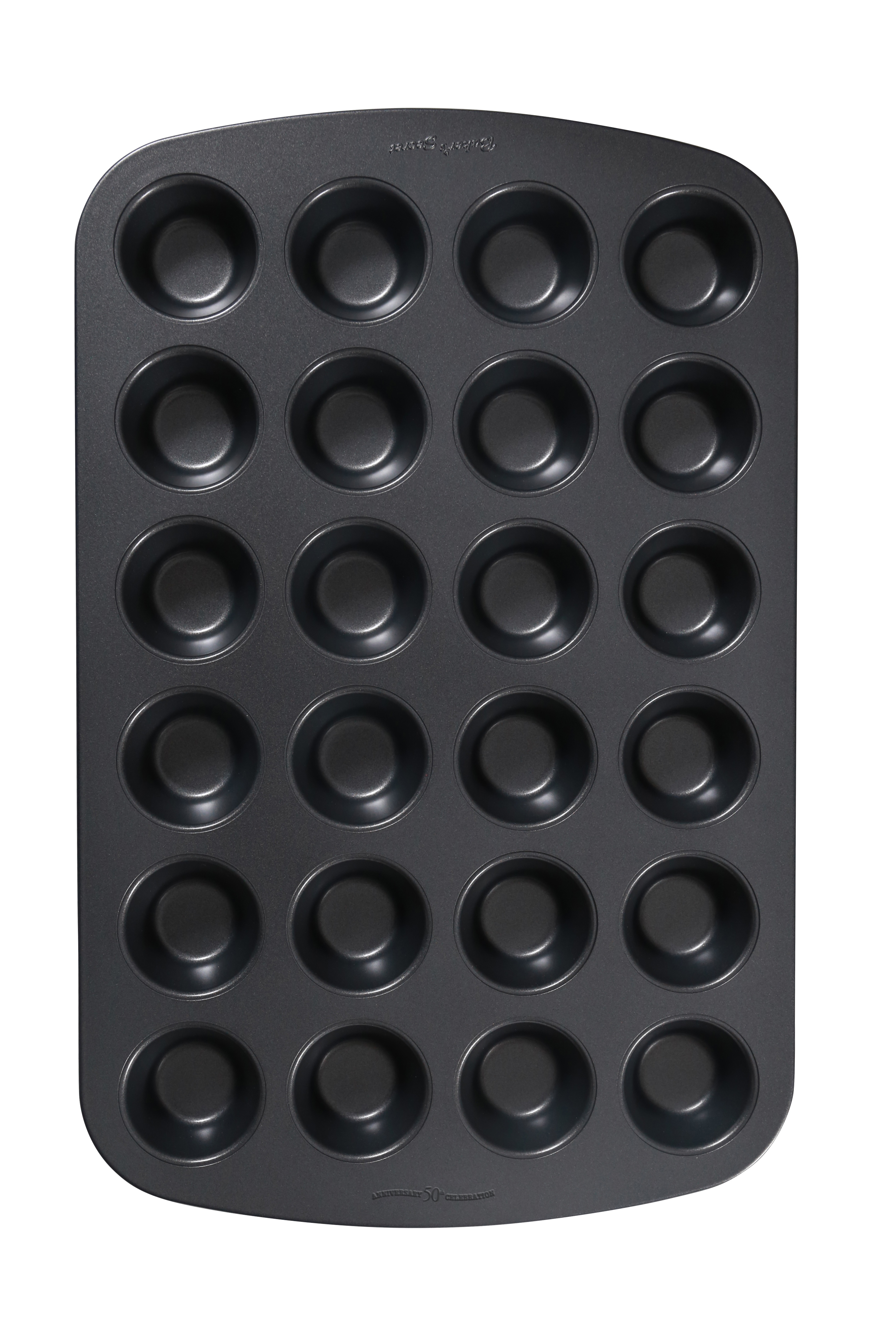 Baker's Secret 24-Cup Mini Muffin Pan, Gray photo 4