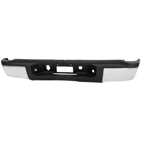 Step Bumper 31013 22932801 GM1103164 For Chevrolet Silverado 2500HD 3500HD 2011 2012 2013 2014 for GMC Sierra 2500HD 3500HD 2011-2014 Rear Chrome