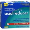 Sunmark Acid Reducer Regular Strength Tablets, 75 mg, 60 Count