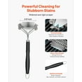 thumbnail image 6 of Stainless Steel BBQ Grill Brush & Scraper - 17" Bristle-Free Grill Cleaner - Heavy Duty Grill Cleaning Tool for Gas, Charcoal & Pellet Grills - Safe, Non-Scratch Surface Cleaning, 6 of 11