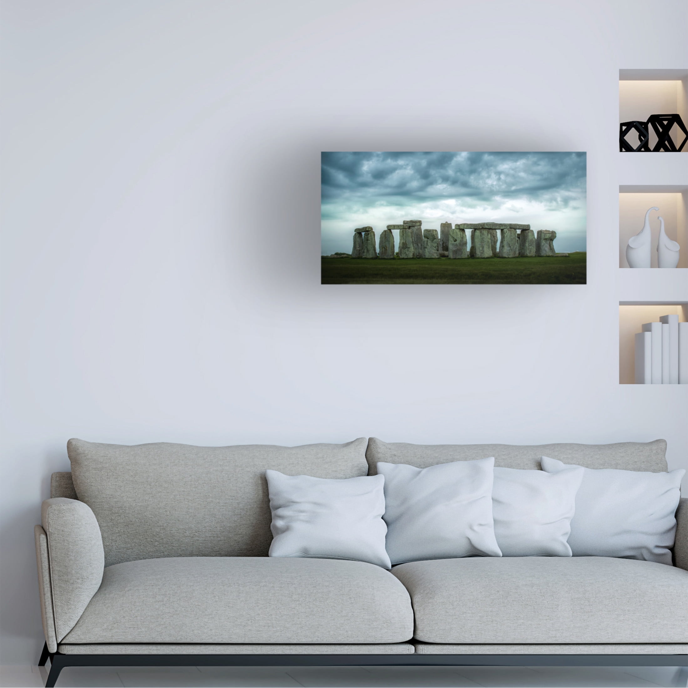 Trademark Fine Art Alex Lu Stonehenge Canvas Wall Art