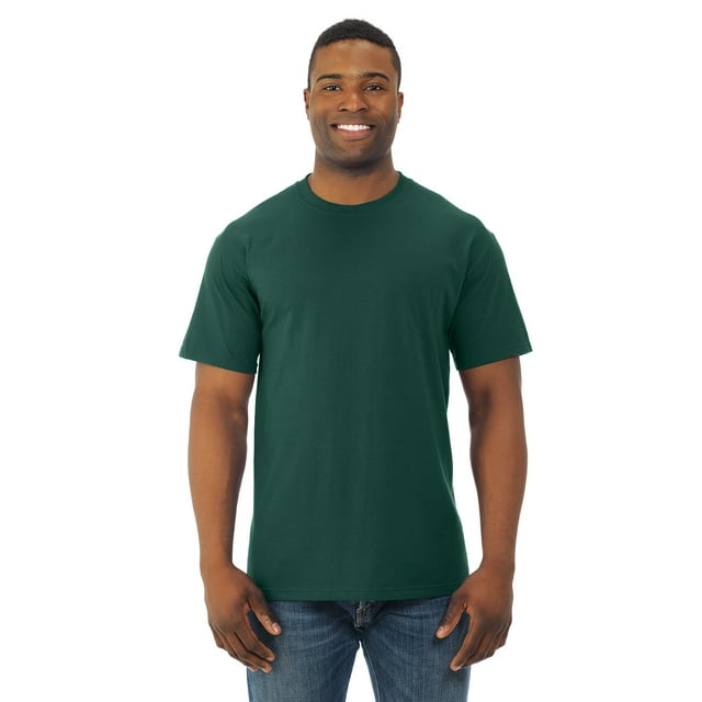 Fruit Of The Loom T-Shirt à Manches Courtes en Coton HD pour Hommes, 4TG, Vert Forêt