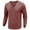 Red, variant on Generic Men's Henley Shirt Long Sleeve Waffle Knit Thermal Underwear Pullover Casual Slim Fit Lightweight Button Down Tops