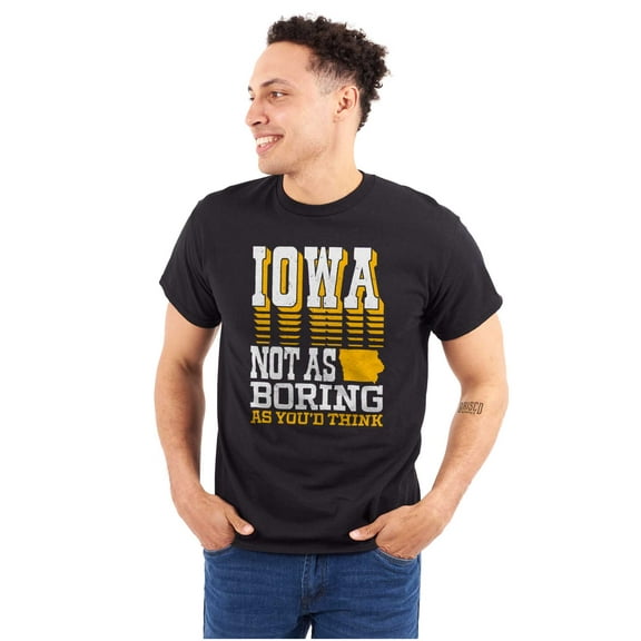 Iowa Locals Home State Pride Funny IA Plus Size Crewneck Graphic Tee Shirt Brisco Brands 2X
