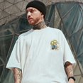 thumbnail image 4 of Camiseta de manga corta de anime japonés para hombre, camisetas de algodón estampadas de verano, ropa de calle informal Y2K, camiseta holgada para hombre, 4 of 5