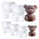 thumbnail image 1 of Bandejas para cubitos de hielo con forma de oso, de silicona apta para uso alimentario, aptas para hornos, refrigeradores y microondas, perfectas para bandejas para cubitos de hielo, elaboración de, 1 of 6